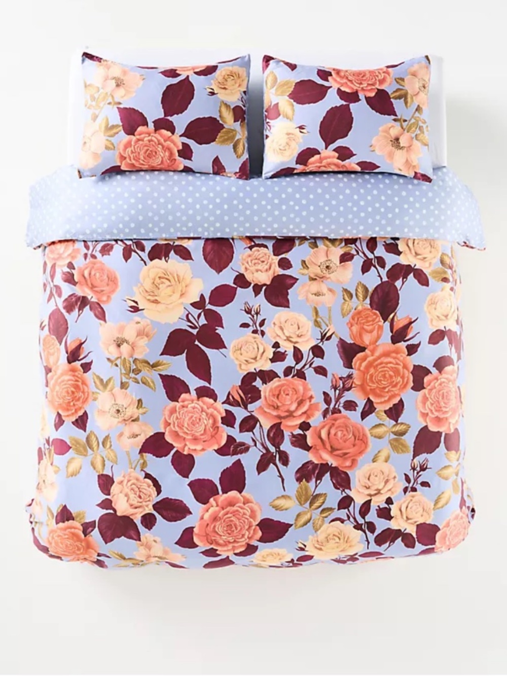 Anthropologie Organic Cotton Sateen Duvet Set by Maeve